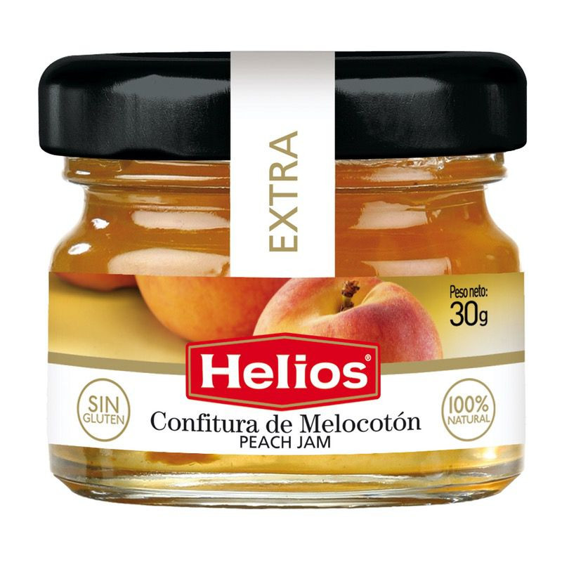 CONFITURA MELOCOTÓN EXTRA TARRO CAJA 24un 30gr